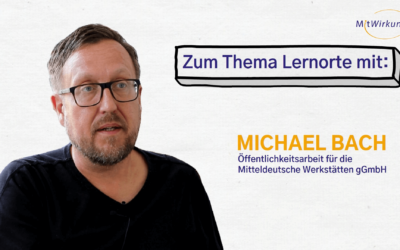 Video: 3 Fragen an Lernortvertreter:innen: Michael Bach